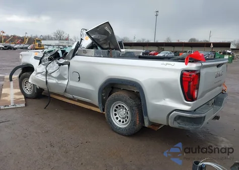 2021 GMC Sierra 1500 4Wd Long Box из США, поврежденный, VIN 3GTN9AEF1MG201356